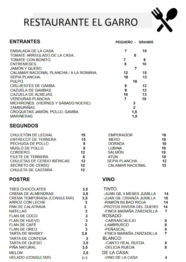 Menu_Restaurante El Garro_Totana_image_1