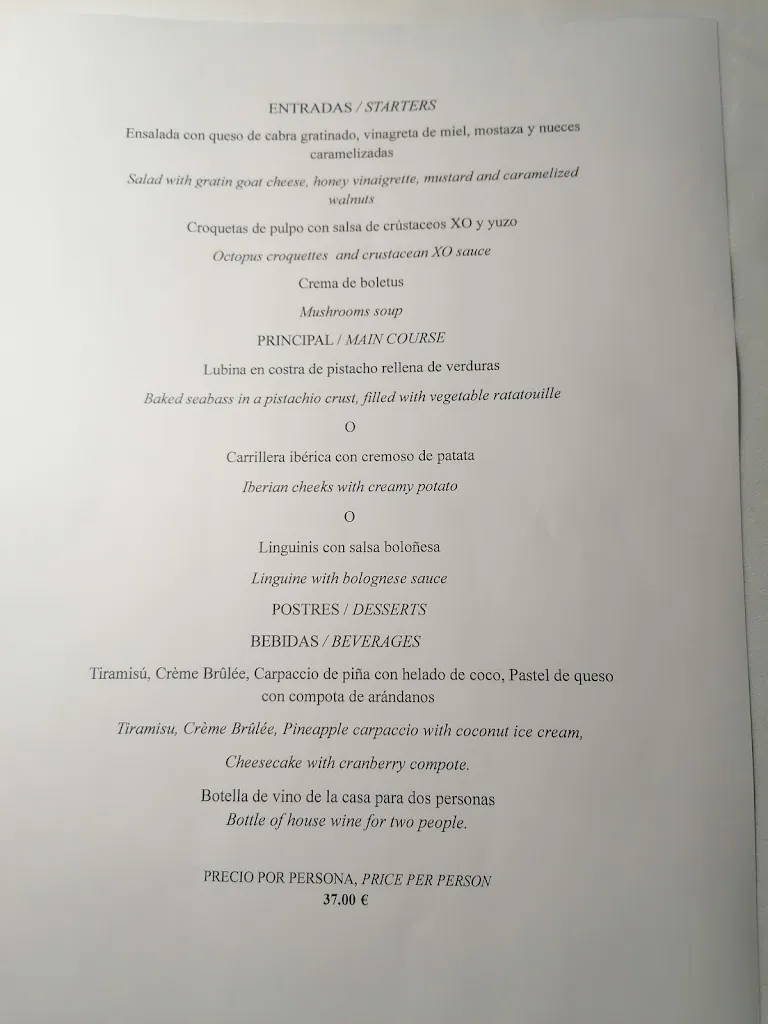 Menu_Restaurante Casa Araez_Pilar de la Horadada_image_1