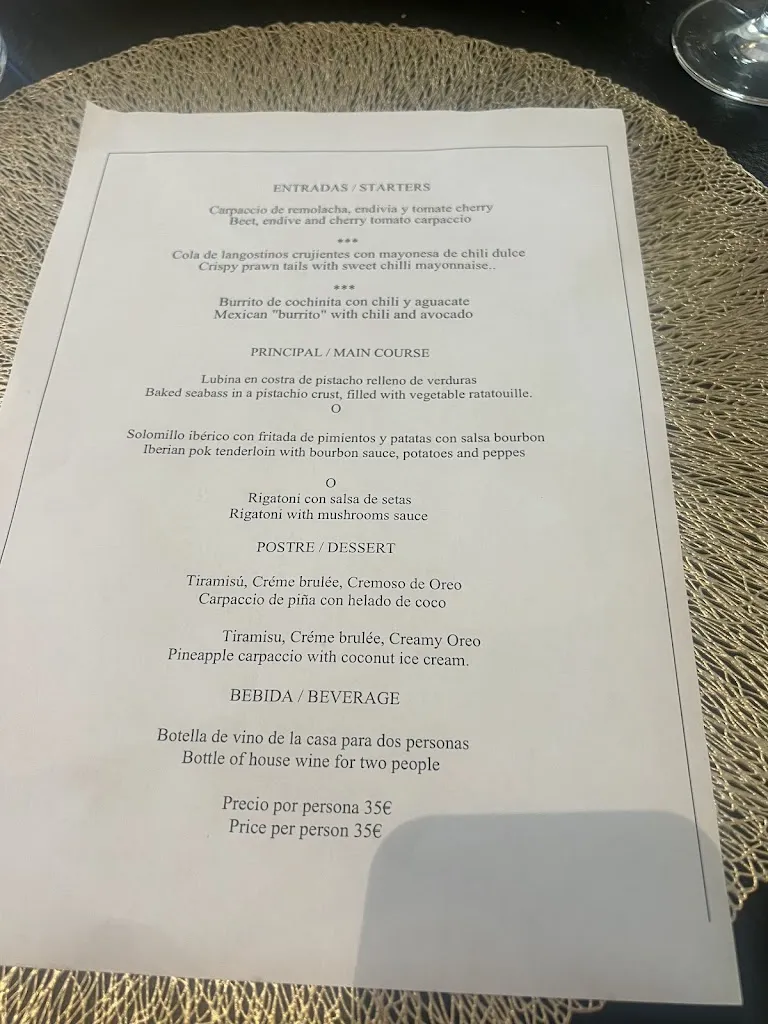 Menu_Restaurante Casa Araez_Pilar de la Horadada_image_2