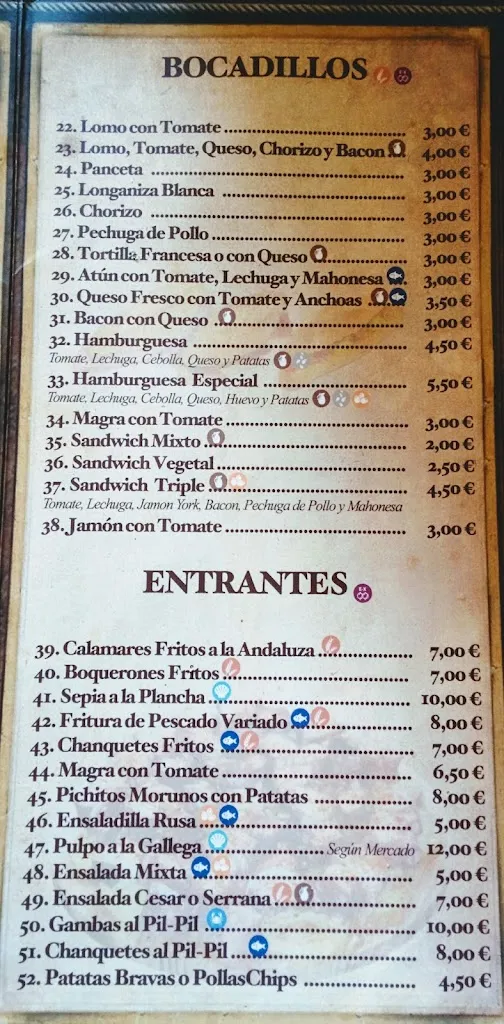 Menu_Meson Cafe Bar El Granaino_Pilar de la Horadada_image_1