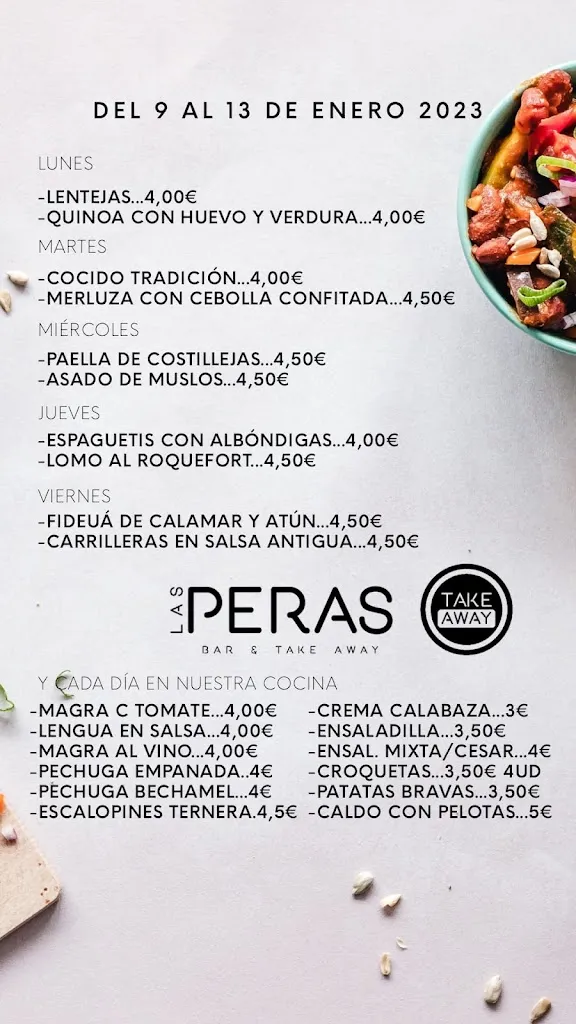 Menu_Las Peras - Bar & TakeAway_Totana_image_2