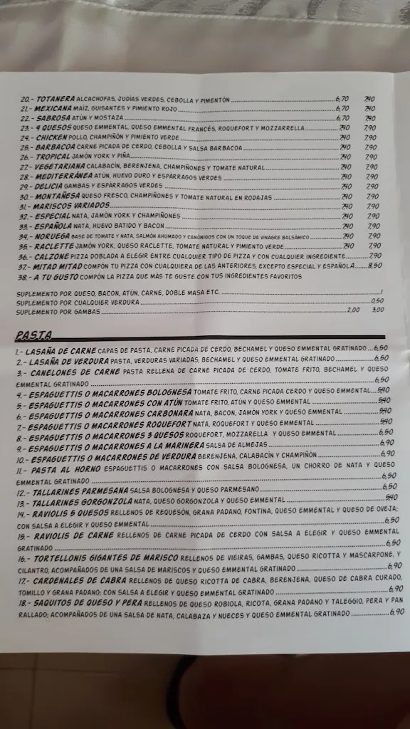 Menu_Pizzería Las Navas_Totana_image_3