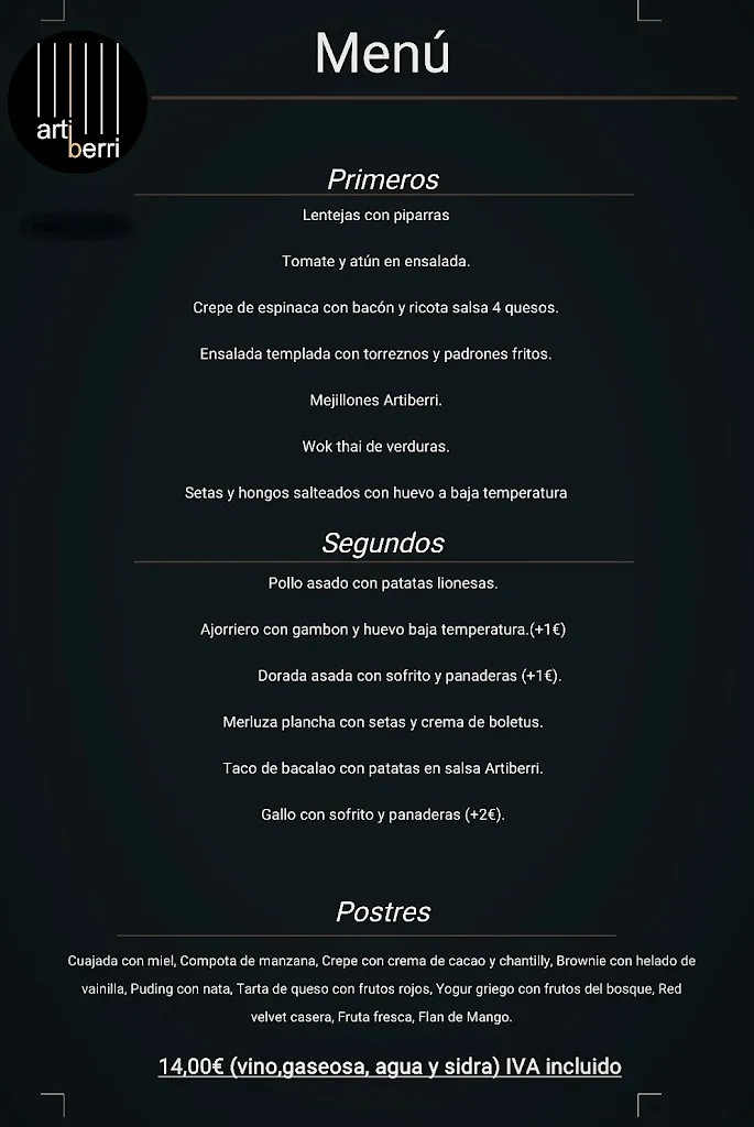 Menu_Bar restaurante Artiberri_Anue_image_1