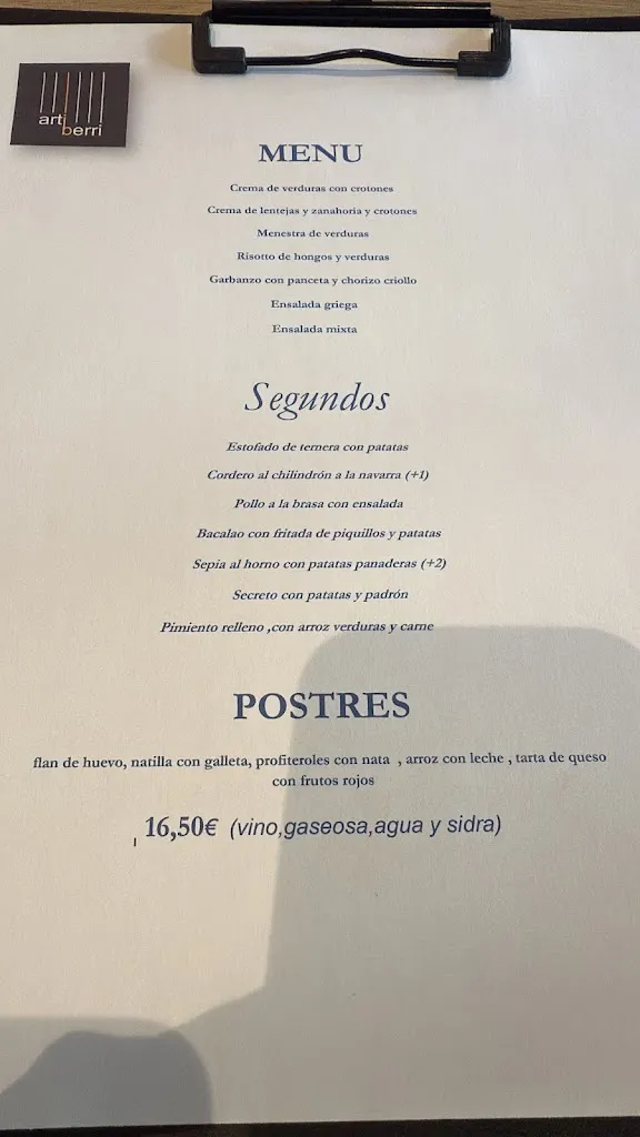 Menu_Bar restaurante Artiberri_Anue_image_3