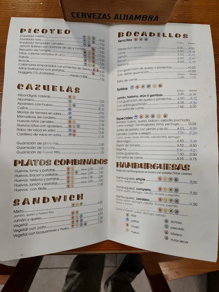 Menu_Restaurante Larraisko_Ansoáin/Antsoain_image_1