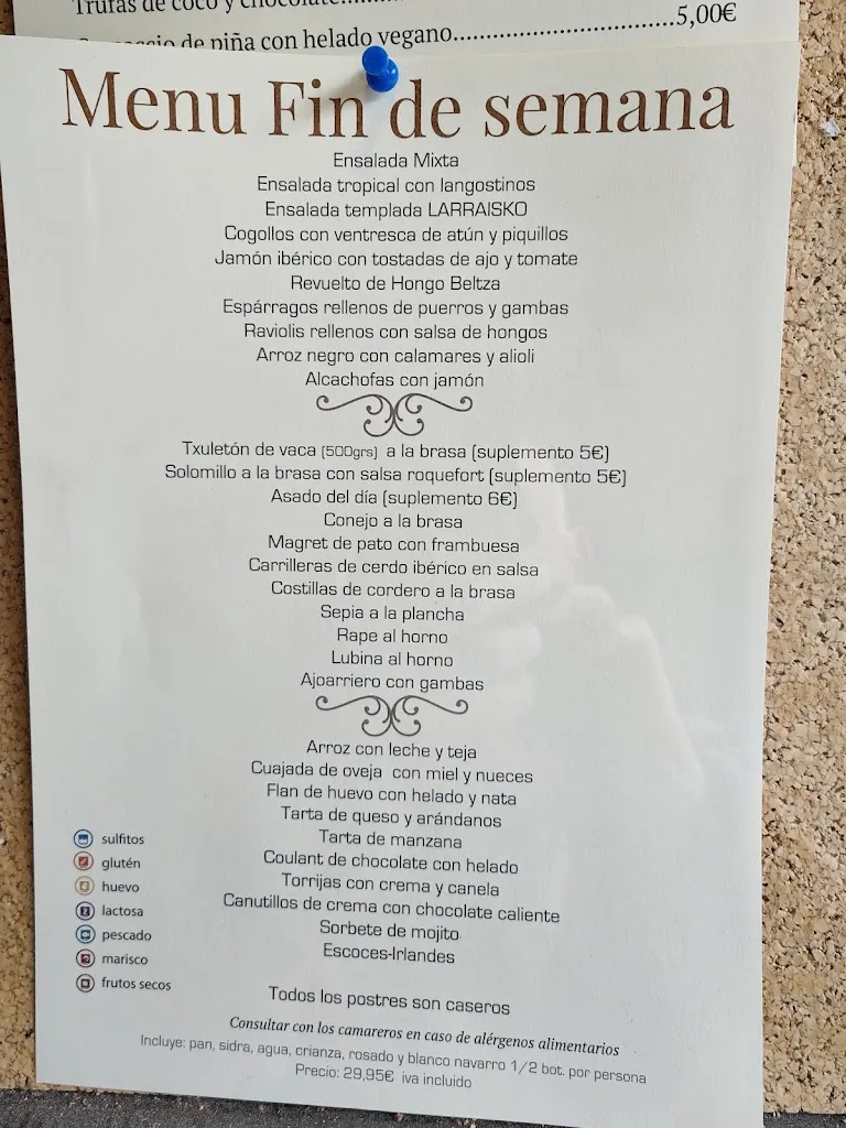 Menu_Restaurante Larraisko_Ansoáin/Antsoain_image_4