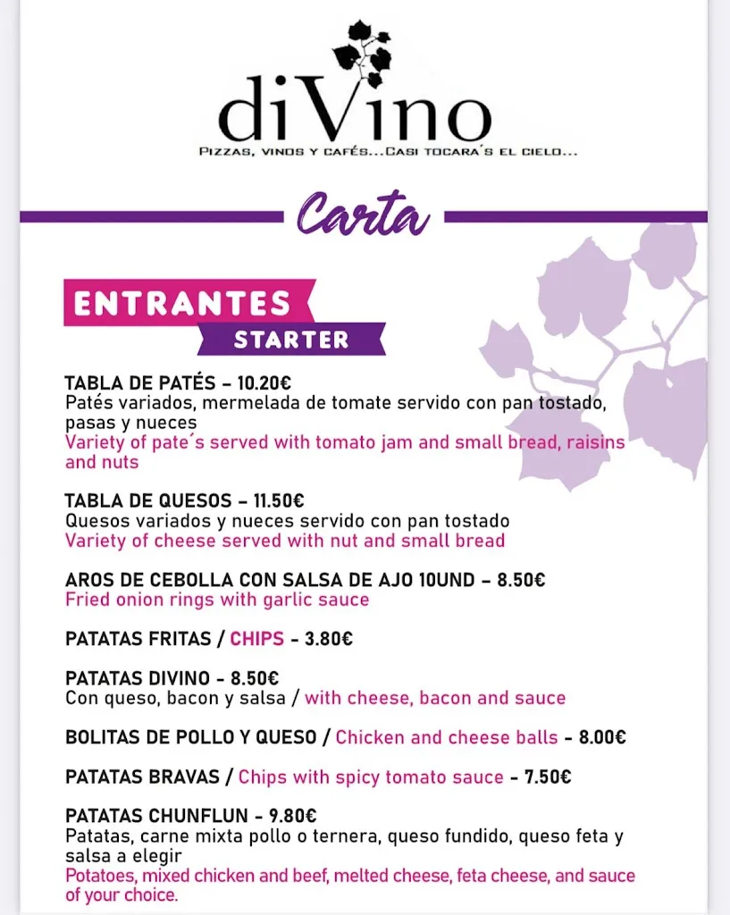 Menu_Pizzería Divino_Pilar de la Horadada_image_3