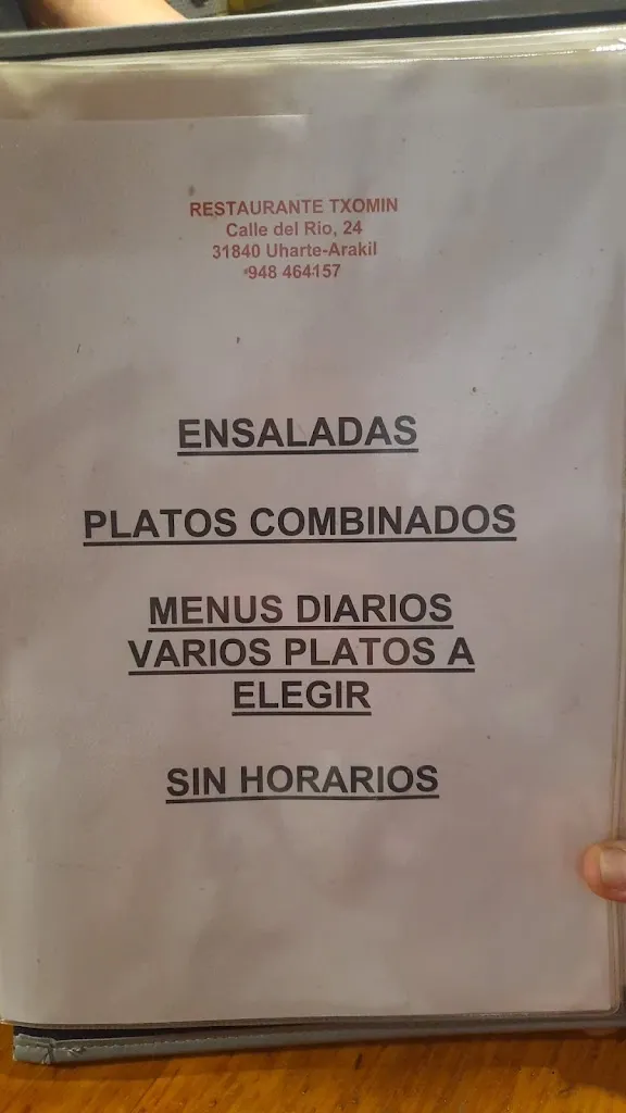 Menu_Txomin taberna. Etxeko janaria_Arakil_image_1