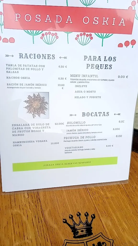Menu_Restaurante Posada Oskia_Arakil_image_1