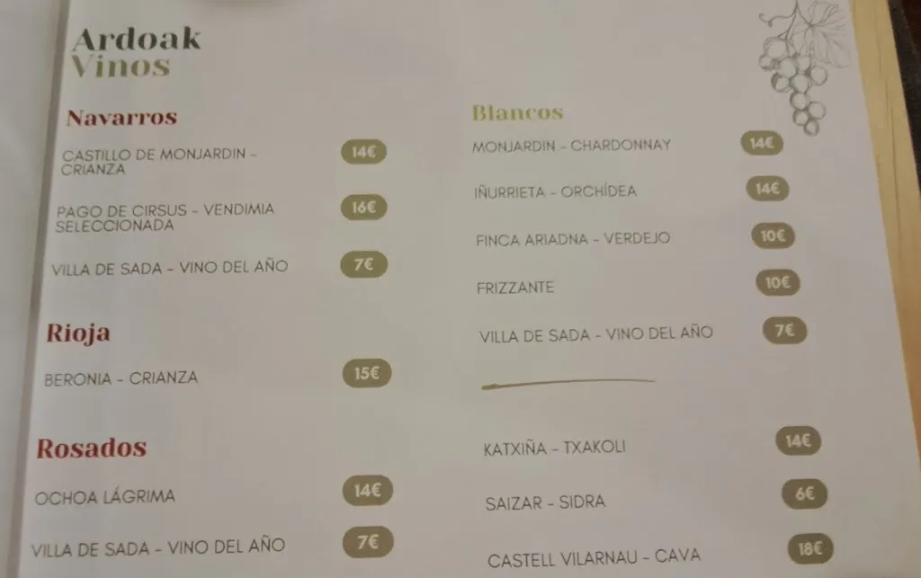 Menu_Baxerri Taberna-Jatetxea_Arbizu_image_2