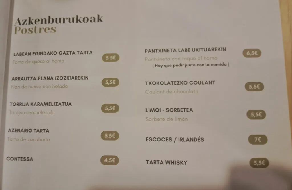 Menu_Baxerri Taberna-Jatetxea_Arbizu_image_4