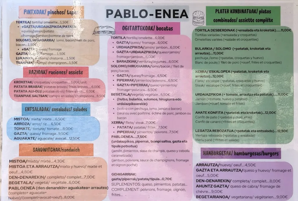Menu_Pablo Enea Jatetxea_Arantza_image_1