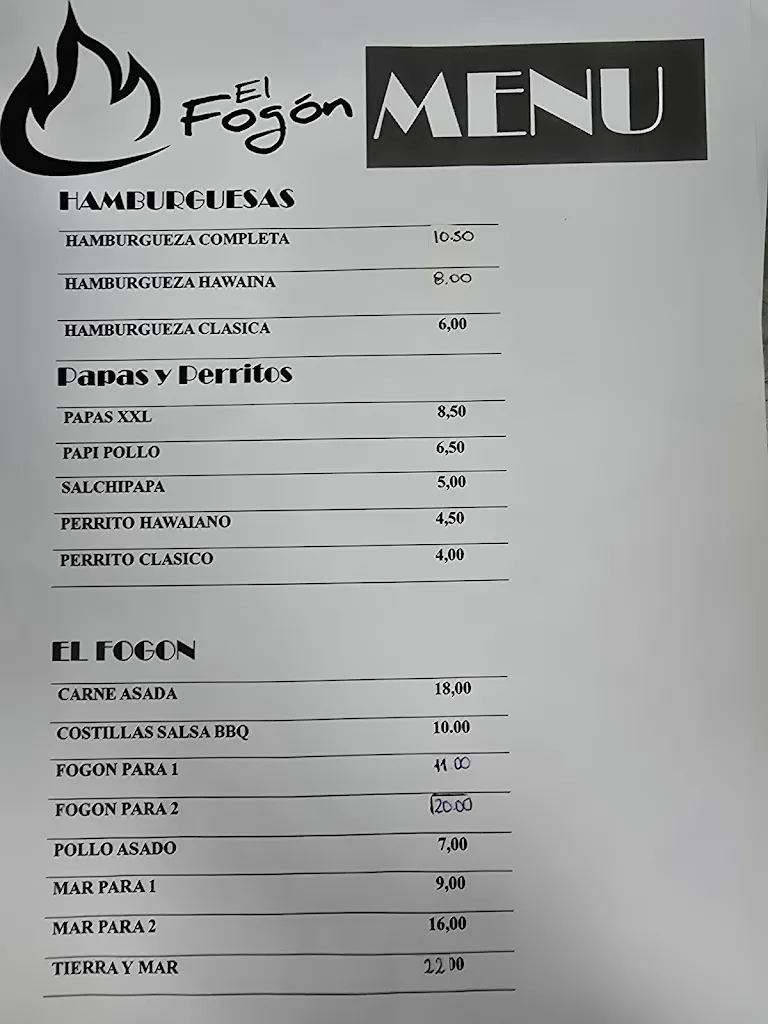 Menü_Restaurante El Fogón_Torre-Pacheco_Bild_2