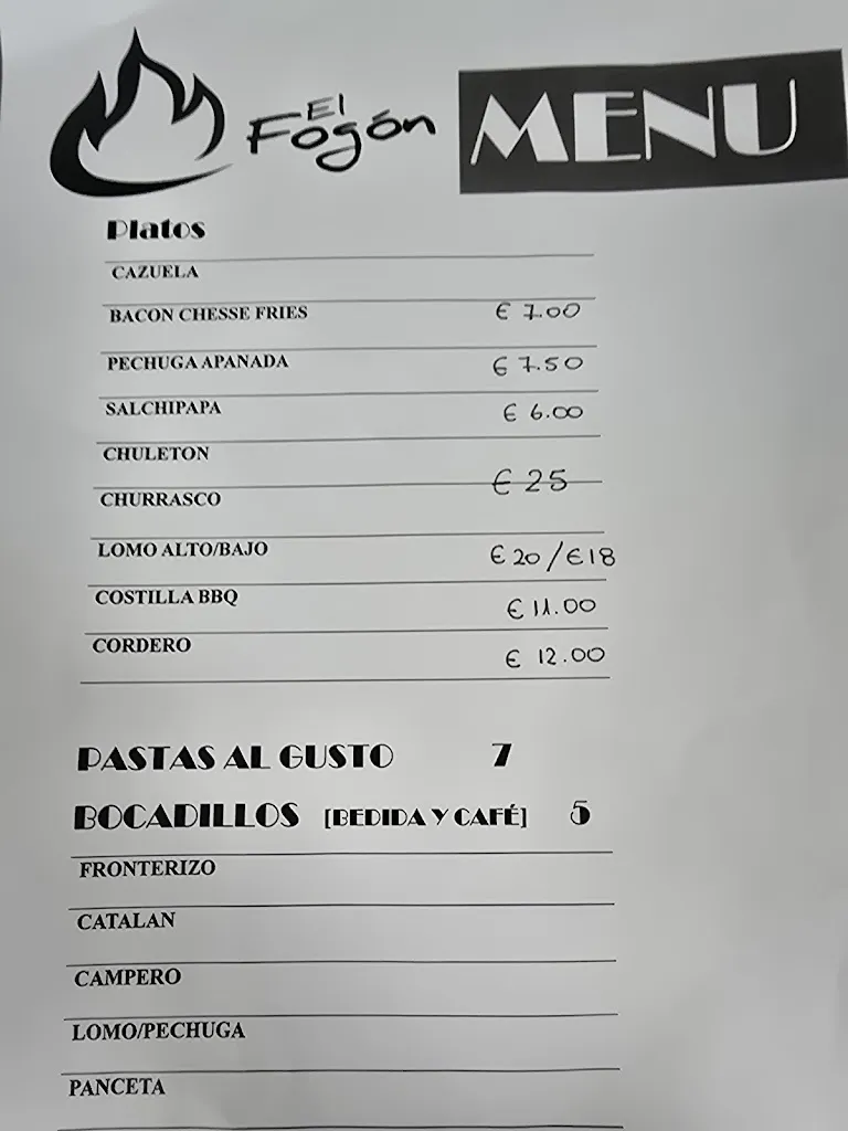 Menü_Restaurante El Fogón_Torre-Pacheco_Bild_4