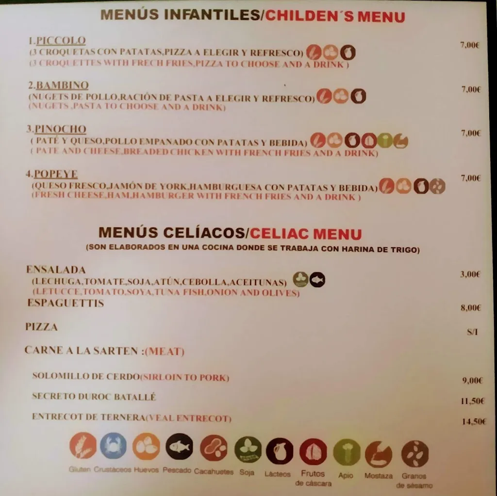 Menu_Pizzería Restaurante la Bambinata_Torre-Pacheco_image_2