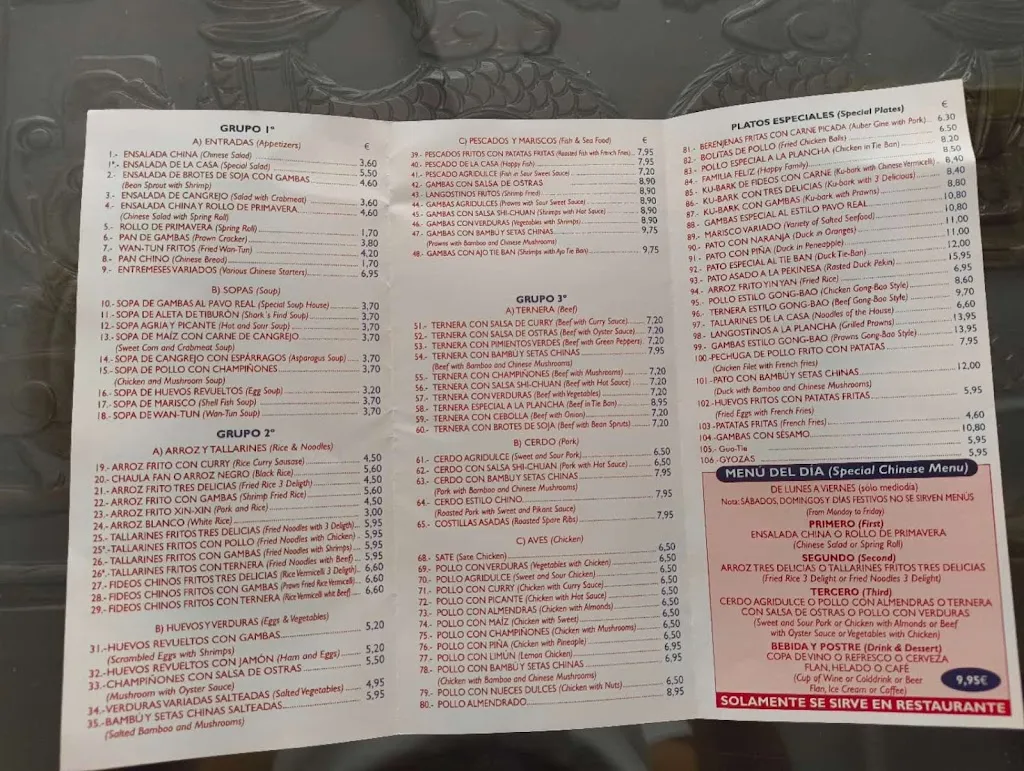 Menu_Restaurante Zui Xiang Lou_Torre-Pacheco_image_1