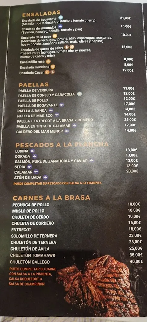 Menu_Restaurante Hoyo 10 Club de Golf_Torre-Pacheco_image_2