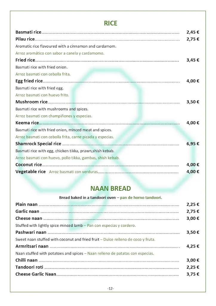 Menu_Shamrock Bar & Restaurant_Torre-Pacheco_image_4