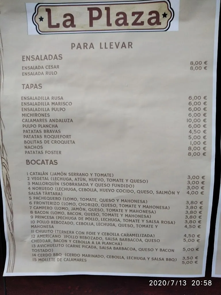 Menu_Plaza Terraza Bar_Torre-Pacheco_image_4