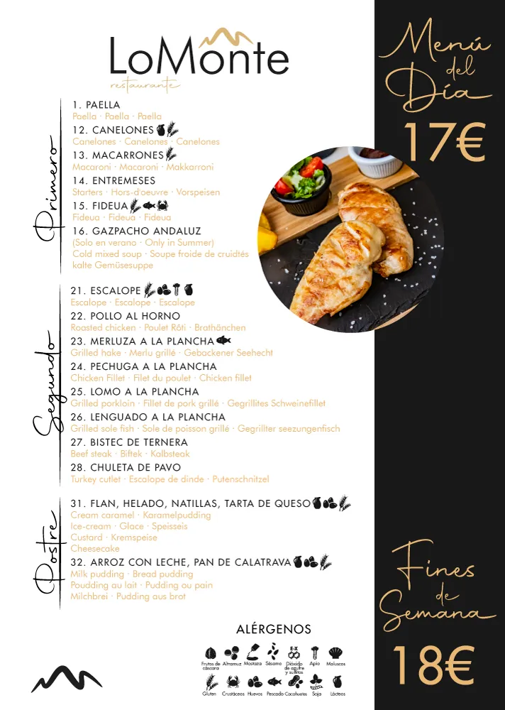 Menu_Restaurante Lo Monte Pilar de la Horadada_Pilar de la Horadada_image_1