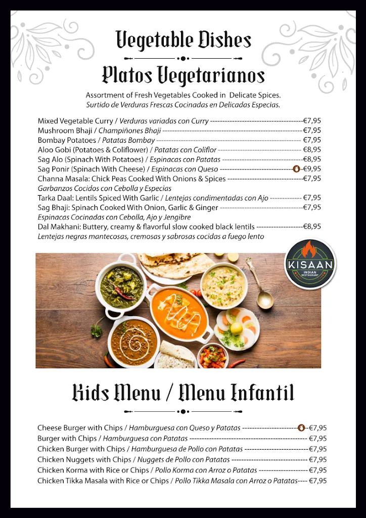 Menu_KISAAN INDIAN RESTAURANT_Torre-Pacheco_image_4