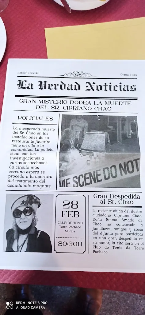 Teresa Mompean_Restaurante Club De Tenis_Torre-Pacheco_review