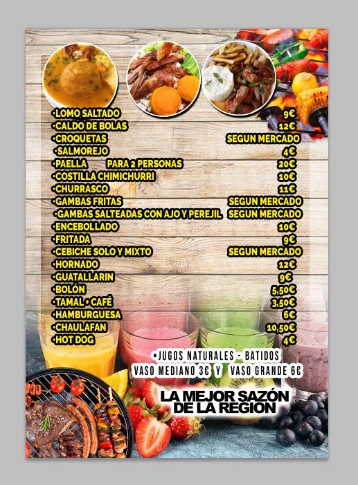 Menu_Bar El Poligono_Torre-Pacheco_immagine_2