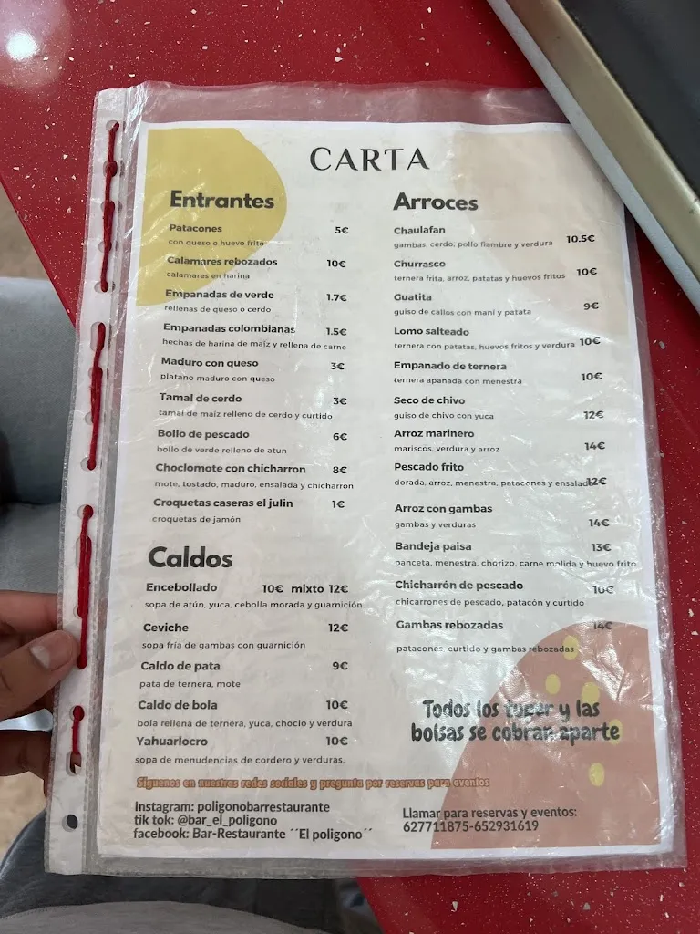 Menu_Bar El Poligono_Torre-Pacheco_immagine_3