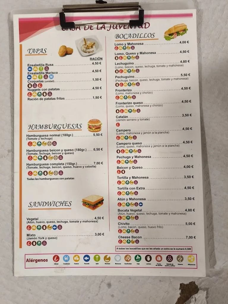 Menu_Bocatería Casa de la Juventud_Torre-Pacheco_image_1