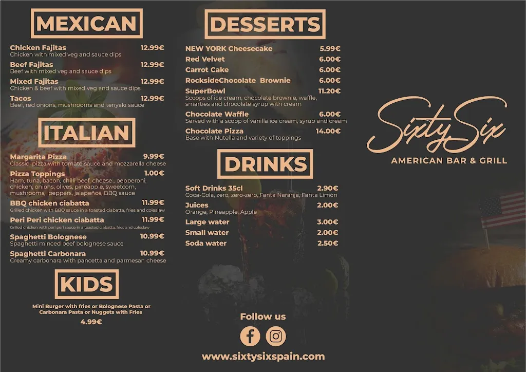 Menu_SixtySix American Bar & Grill_Torre-Pacheco_image_3