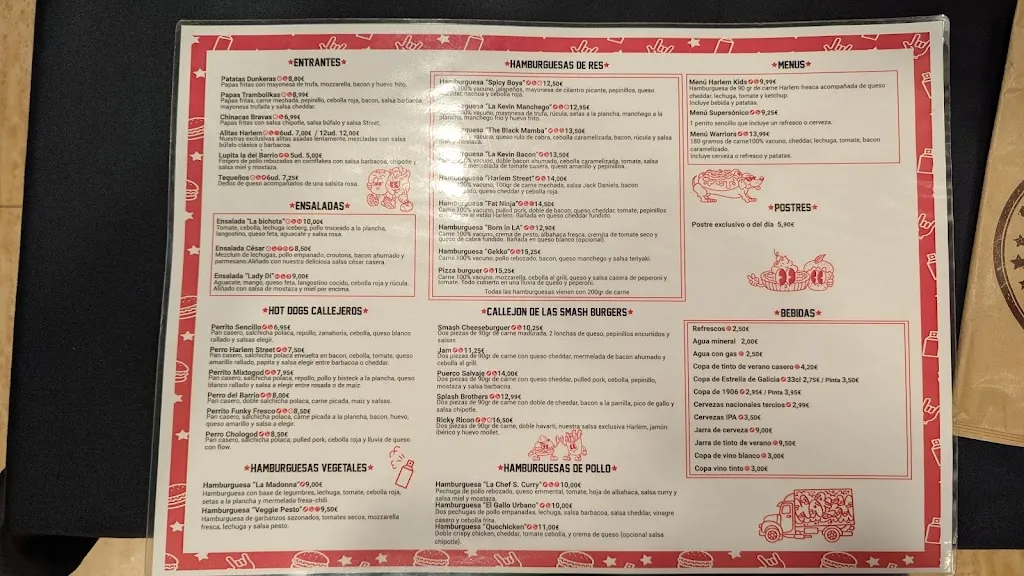 Menu_Harlem Street Company_Pilar de la Horadada_image_1