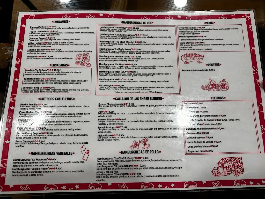 Menu_Harlem Street Company_Pilar de la Horadada_image_3