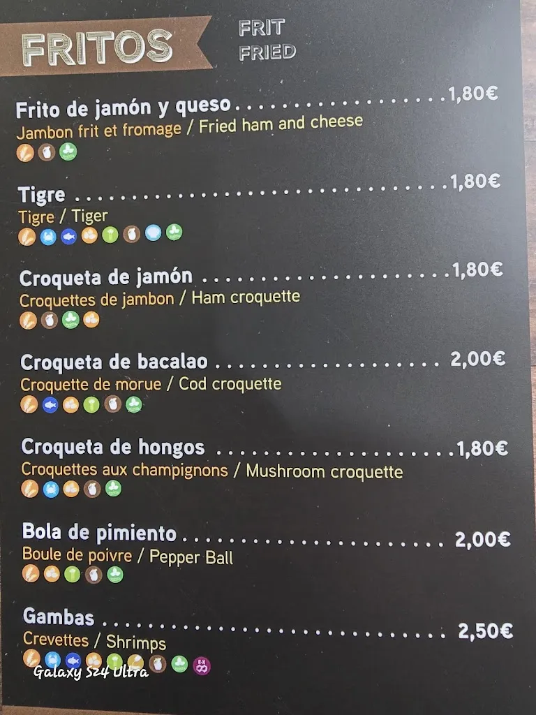 Menu_Bar Frontón_Auritz/Burguete_image_1