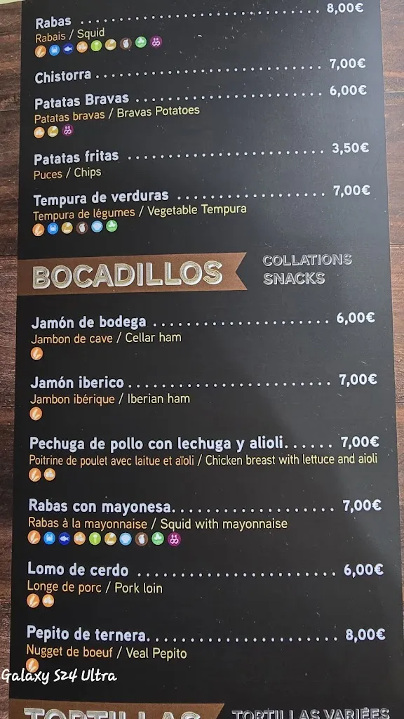 Menu_Bar Frontón_Auritz/Burguete_image_3