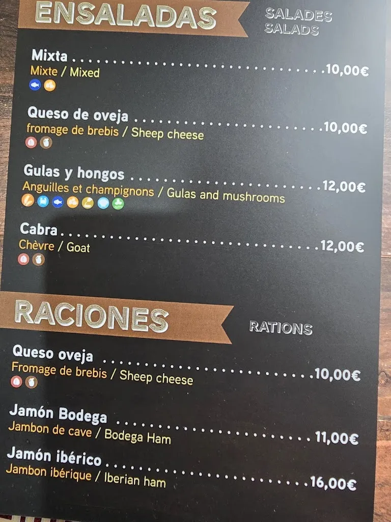 Menu_Bar Frontón_Auritz/Burguete_image_4