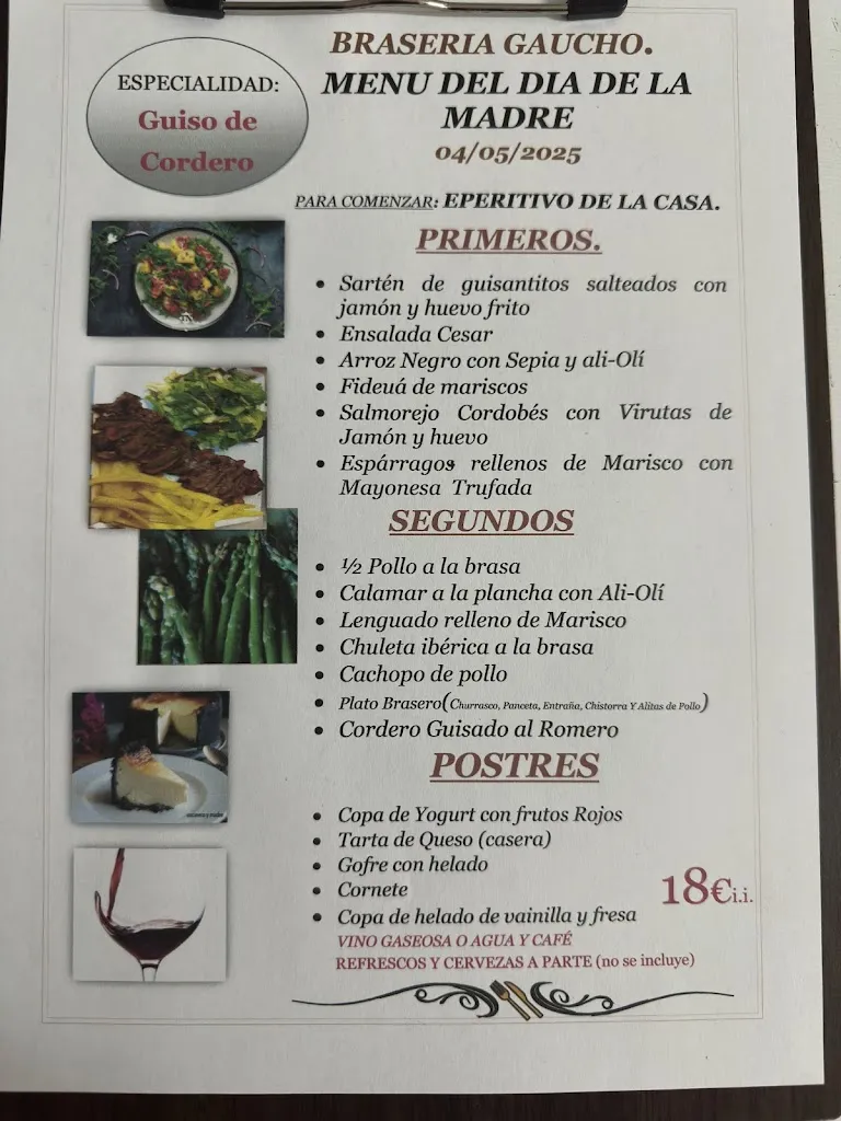 Menu_EL GAUCHO Cervecería Brasería_Azagra_image_1