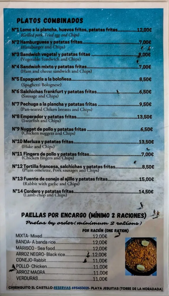 Menu_Bar Willy. Restaurante_Pilar de la Horadada_image_2