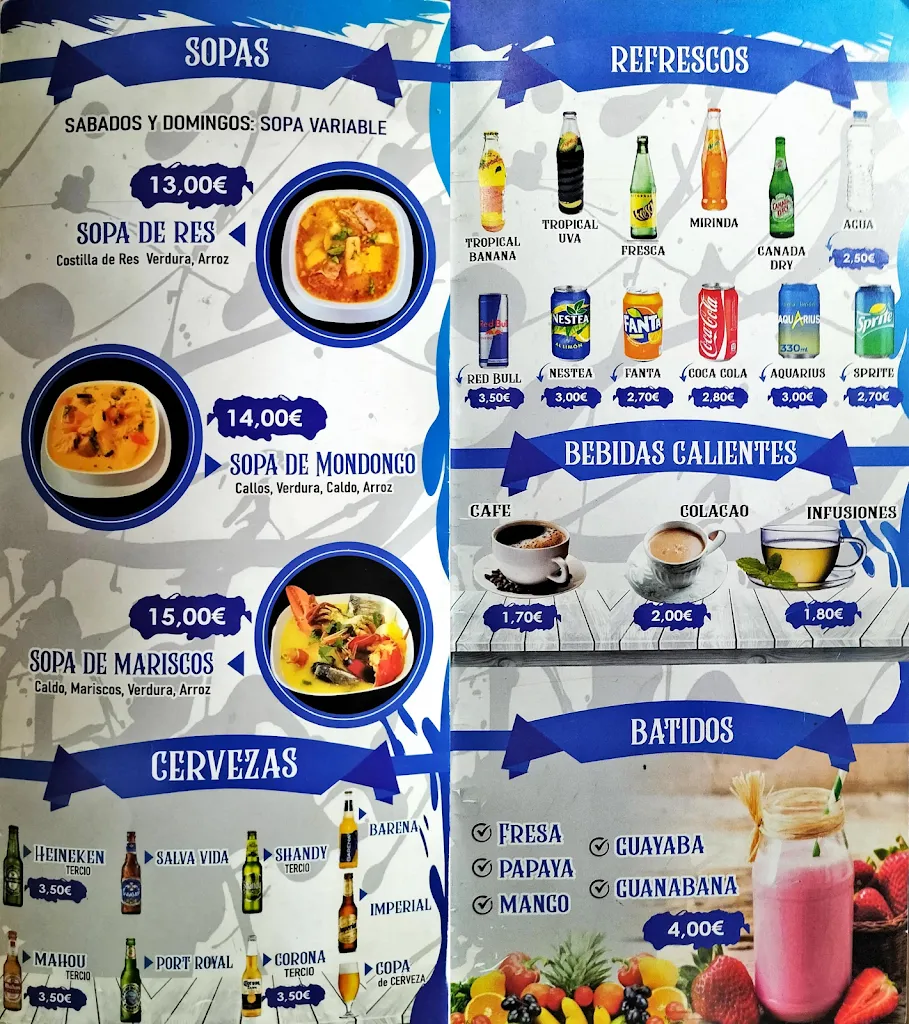 Menu_Bar restaurante Honduras_Barbarin_image_2