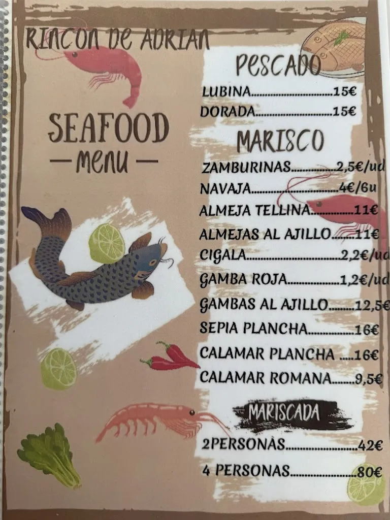 Menu_Rincón de Adrián Cafetería-Bar._Pilar de la Horadada_image_2