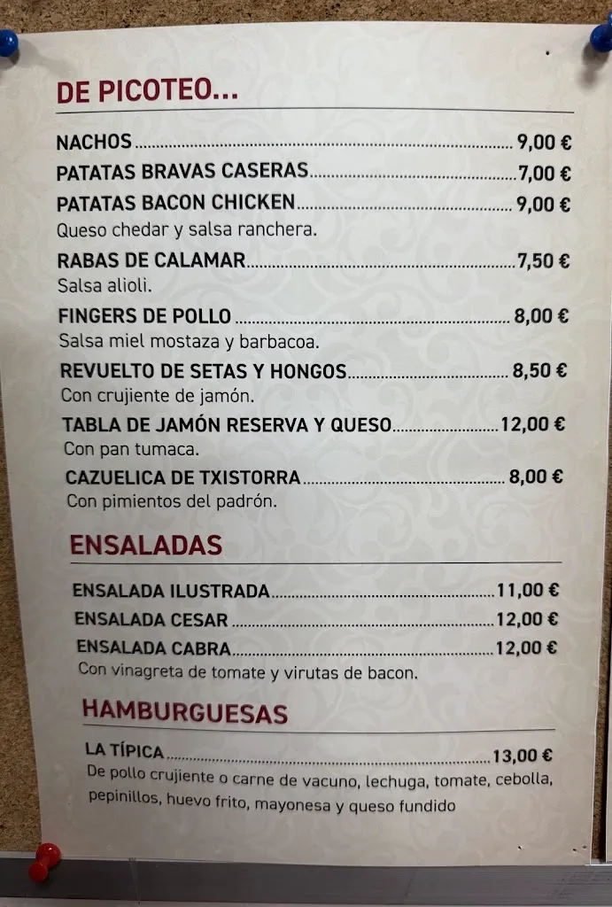 Menu_Bar casino de Beire_Beire_image_3