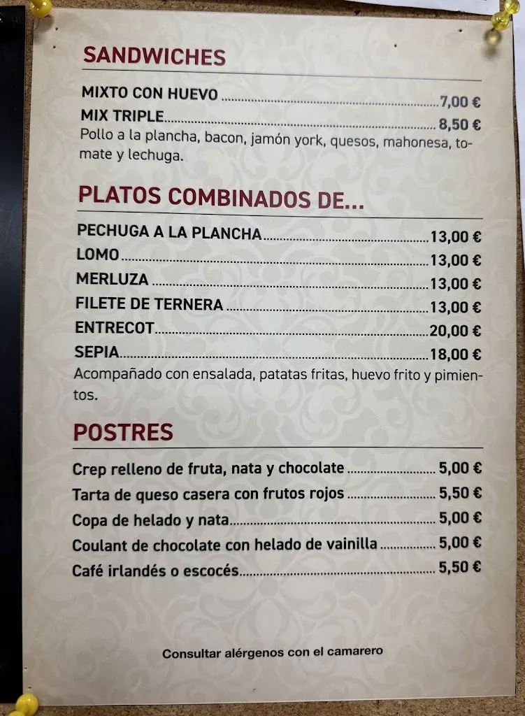 Menu_Bar casino de Beire_Beire_image_4