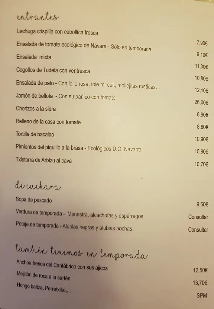 Menu_La Casona Asador Sidrería_Belascoáin_image_1