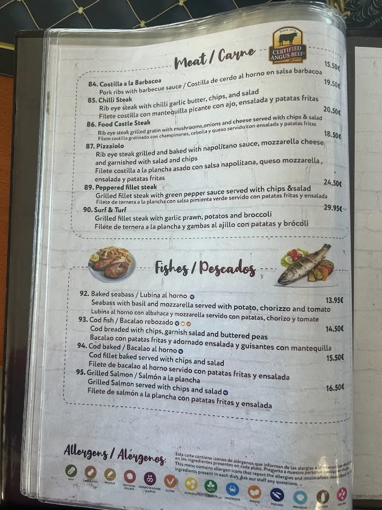 Menu_Food Castle Restaurant -Best Indian Mexican Restaurant_Pilar de la Horadada_image_1