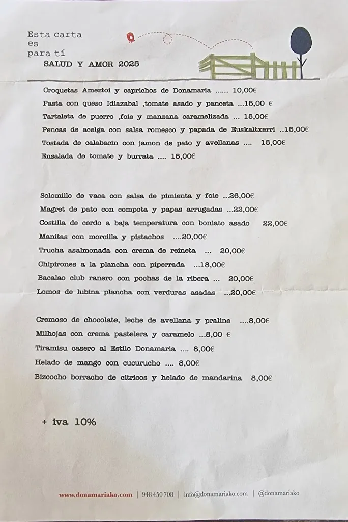 Menu_Donamariako Benta Jatetxea_Basaburua_image_1