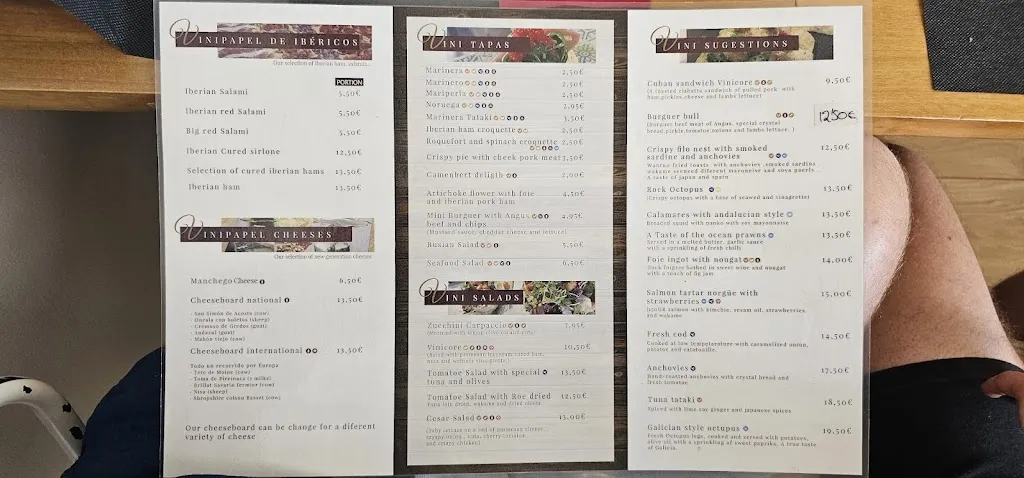 Menu_Vinícore Gastrobar & Shop Vinoteca_Pilar de la Horadada_immagine_3