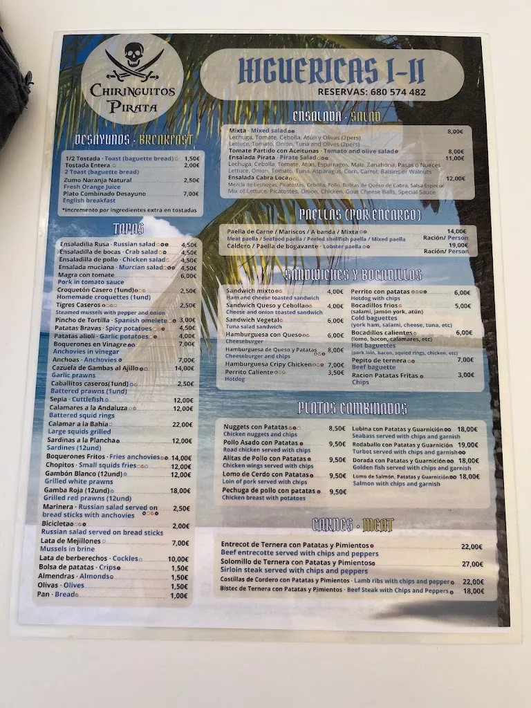 Menu_Chiringuito Pirata_Pilar de la Horadada_image_4