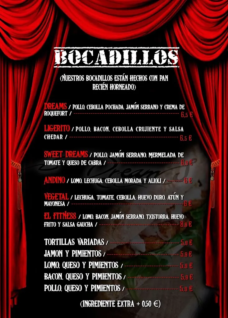 Menu_Cerveceria Dreams Berriozar_Berriozar_image_2