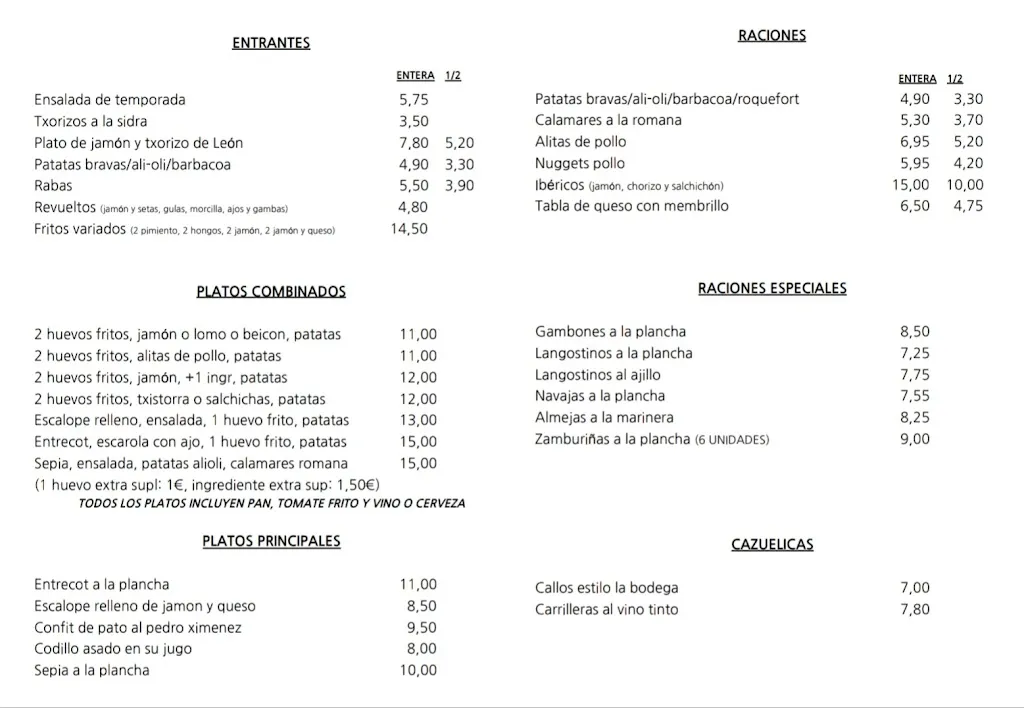 Menu_Bar la Bodega_Berriozar_immagine_1