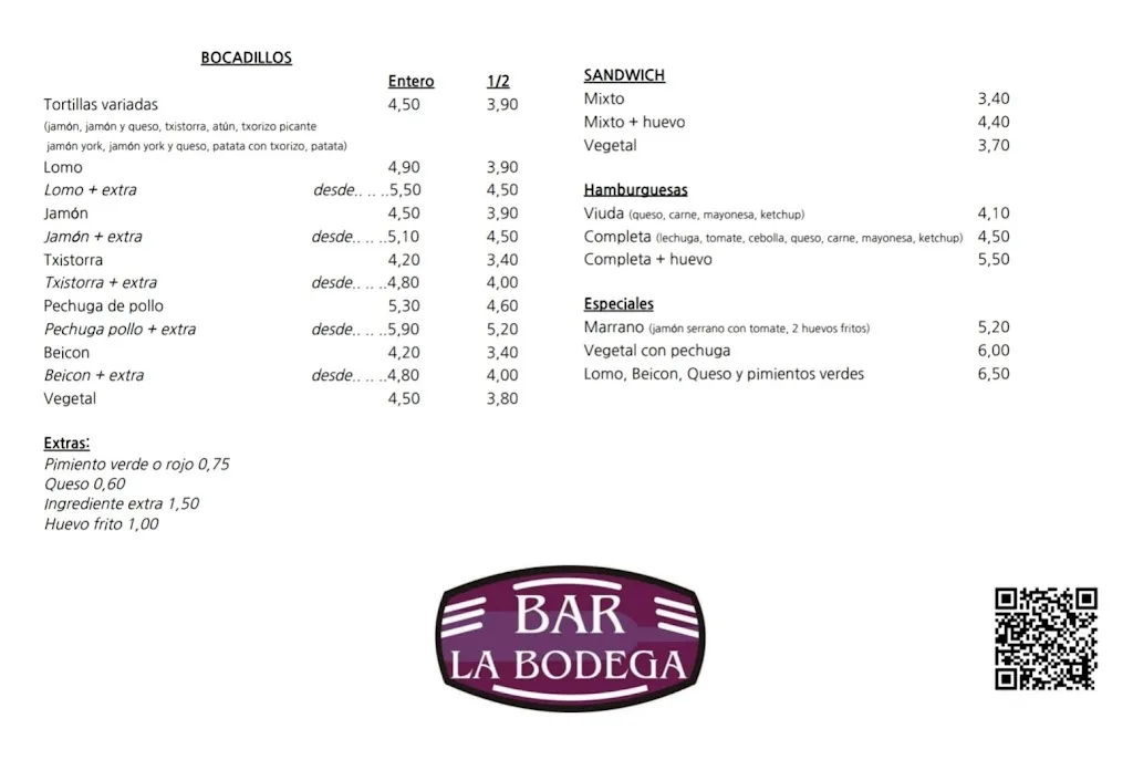 Menu_Bar la Bodega_Berriozar_immagine_2