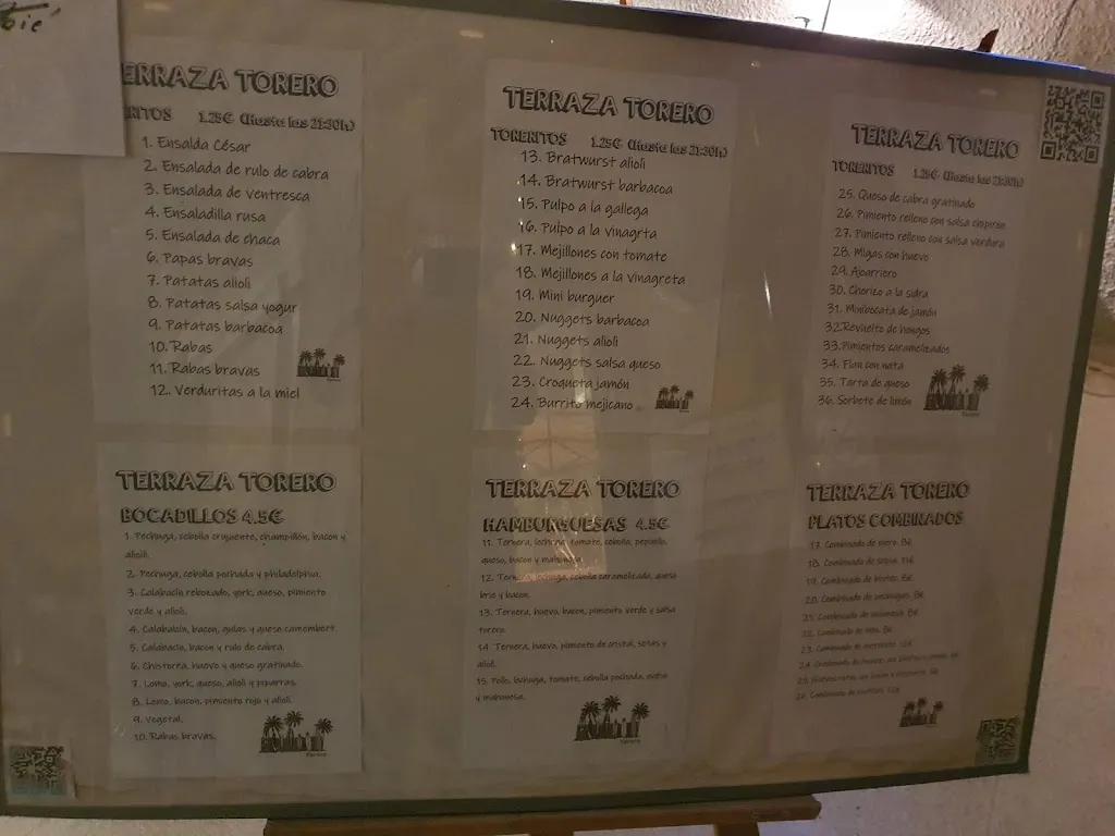 Menu_Restaurante Rincón del torero_Buñuel_image_4